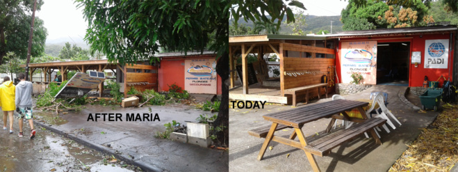 Video of the The Cousteau reserve after hurricane Maria’s visit