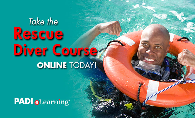 PADI Rescue Diver e-learning option