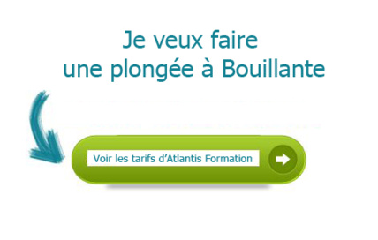 Tarif d'une plongée à Bouillante avec Atlantis Formation