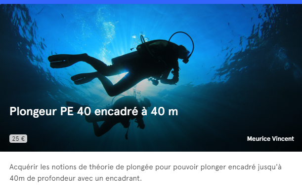 Devenez Plongeur Encadré , avec Atlantis Formation Guadeloupe