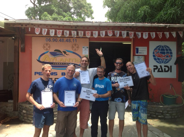 Session Instructeur PADI à Atlantis Guadeloupe Session Instructeur PADI à Atlantis Guadeloupe