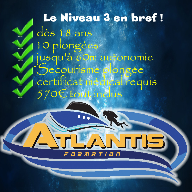 Formation Niveau 3 plongée Guadeloupe Formation Niveau 3 plongée Guadeloupe