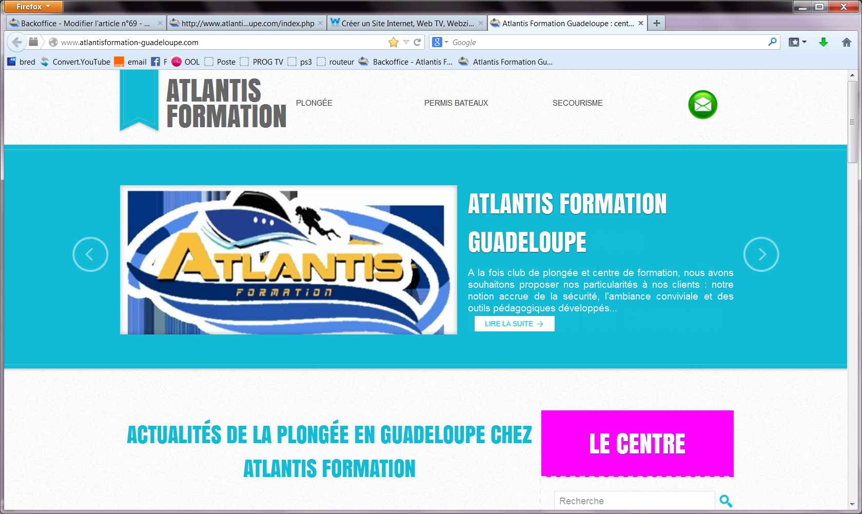 Les Infos du Club    -  Janvier 2014  -